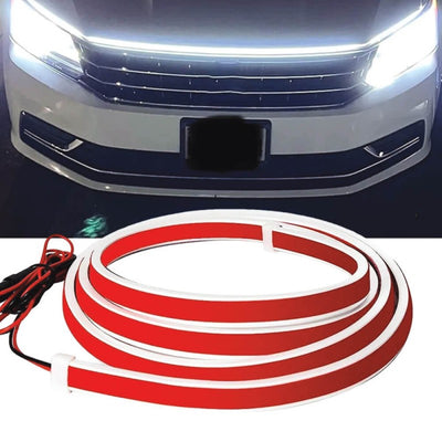Универсална LED лента за преден капак 150cm. Бяла