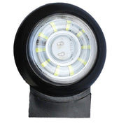 Кръгъл LED габарит с 10 диода, бял - 12/24V