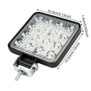48W ЛЕД 12V 24V LED Диоден Халоген Фар Прожектор Задна Светлина Диодна Лампа