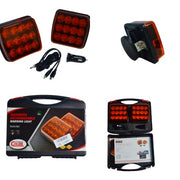 Куфар с диоден маяк / блиц, с магнит и зарядно, с 12 SMD диода, 6 функции