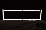 Рамка за номер с LED осветлениe, 12/24V, 2 функции, DRL дневна светлина