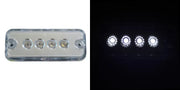 4 LED диоден габарит, БЯЛ - 24V