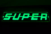 Табела с надпис "SUPER", лазер, 12/24V, 500мм.