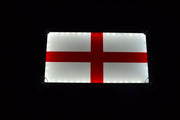 3D табела, флаг England, бяло/червено, 24V