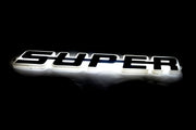 Огледална табела Super, външна - 24V, бяла, огледален плексиглас