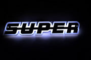 Огледална табела Super, външна за решетка, 12/24V, бяла