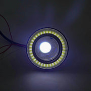 LED халоген Лупа с ангелски очи за вграждане - комплект, 90мм