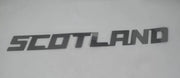 Декоративен надпис SCOTLAND, нераждавейка