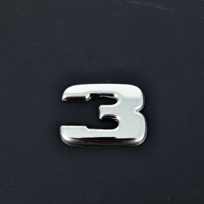 Цифра 3 метална декорация за Scania S/R 2017+