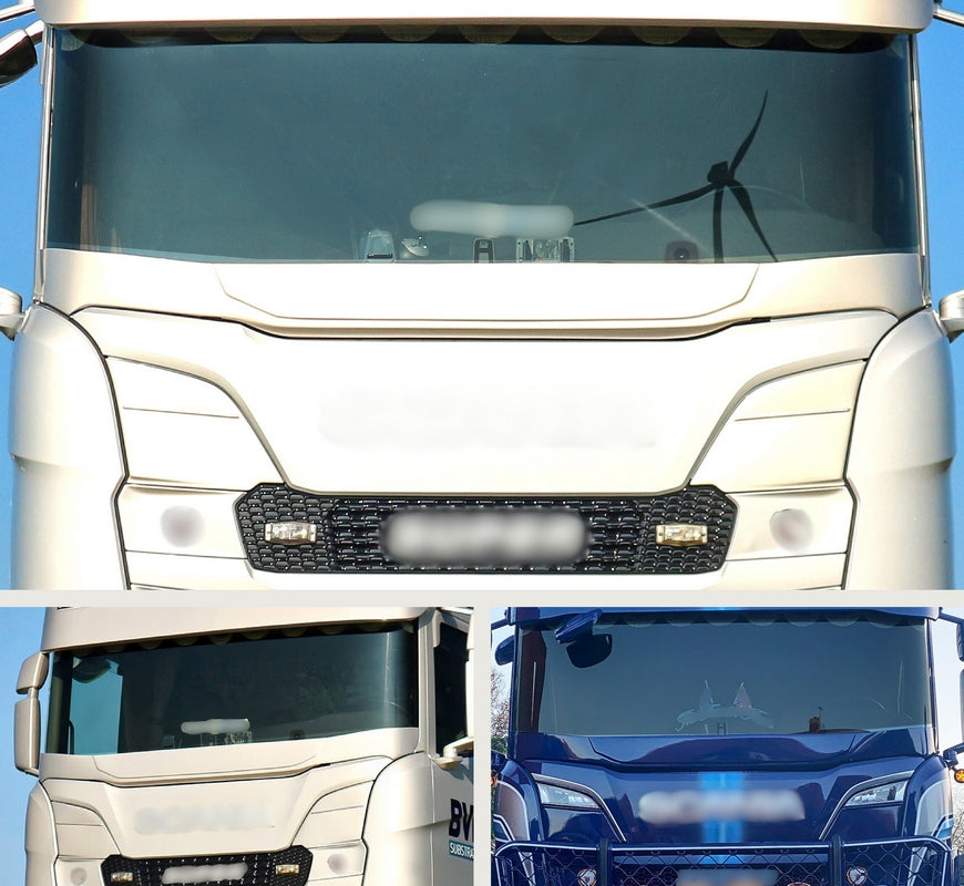 Пластмасова добавка за над чистачки за Scania S/R, 2017+