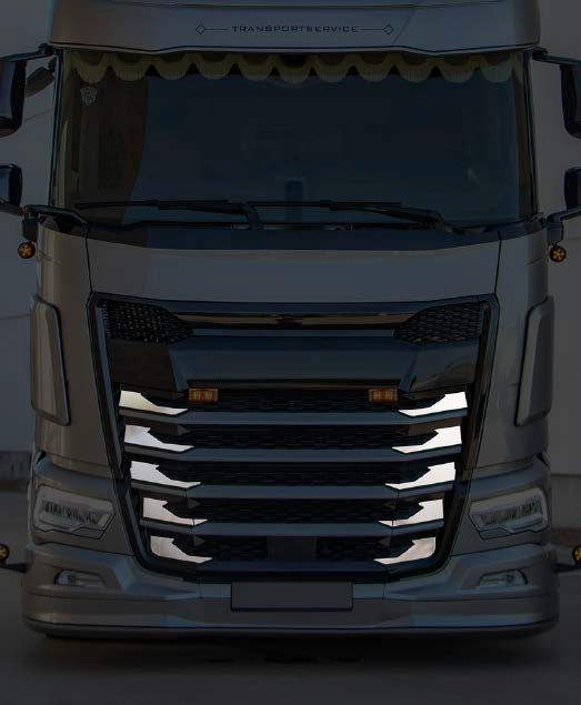 Комплект ъгли за предна решетка за DAF XF, XG, XG+