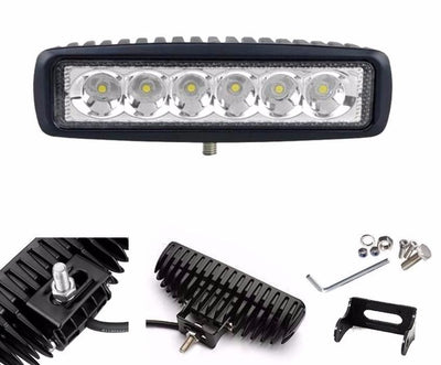 Универсален Лед LED Халоген Фар DRL дневни светлини 12V - 24V за автомобил офроуд бус ван камион