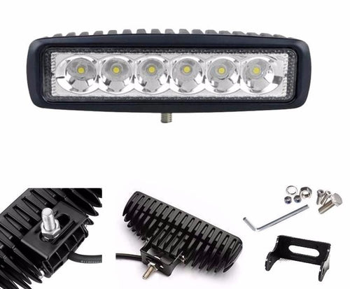 Универсален Лед LED Халоген Фар DRL дневни светлини 12V - 24V за автомобил офроуд бус ван камион