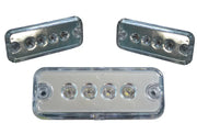4 LED диоден габарит, БЯЛ - 24V