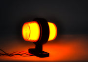 Maxi NEON габарит, късо рогче, жълто, 12/24V