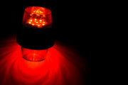 Maxi габарит, криво LED рогче, червено/жълто, 12/24V