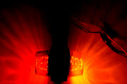 Maxi габарит, криво LED рогче, червено/жълто, 12/24V