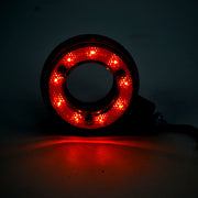 LED габарит за огледало 12/24V – червено-жълто, тип "обеца"