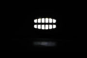 LED халоген тип Hella, с бяла и жълта DRL светлина, 12 диода -  77W
