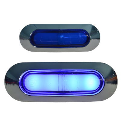 Неон габарит LUX, синьо стъкло, 24V