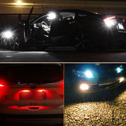 LED Лед Крушки, Mигач, Стоп, Габарит, Халоген, 9 LED, 1156 BA15S (P21W) ,12V, Бяла, Оранжева, Червена
