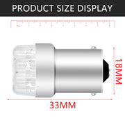 LED Лед Крушки, Mигач, Стоп, Габарит, Халоген, 9 LED, 1156 BA15S (P21W) ,12V, Бяла, Оранжева, Червена