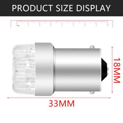 LED Лед Крушки, Mигач, Стоп, Габарит, Халоген, 9 LED, 1156 BA15S (P21W) ,12V, Бяла, Оранжева, Червена