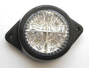 Бял кръгъл LED габарит с 4 диода, 24V
