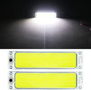 Голям LED плафон 25×5 см със студена бяла светлина и бутон – подходящ за 12/24V