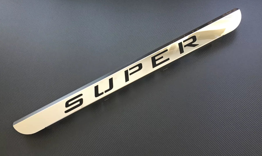 Декорация с надпис SUPER, над номер за Scania R 2010-2016