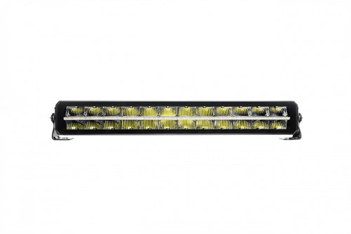 56 cm / 22 Инча 12V - 24V Led Bar Лед Бар Пиано дизайн Диоден Прожектор Супер Мощен Бяла и Оранжева Светлина Габарит Мъгла Блиц Високо Качество Ново Поколение 10900LM