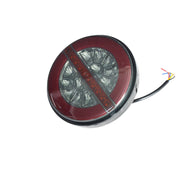 Кръгъл Smoked LED Неон стоп „Хамбургер“ – 140 мм, 24V