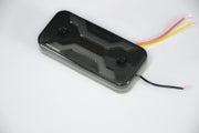 Жълт диоден LED габарит, Spider, опушено стъкло, 24V