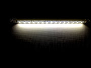 Овал LED неон габарит с 20 диода бял, smoked -12/24V