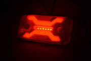 Диоден LED габарит Spider, 24V, червен, 30 диода