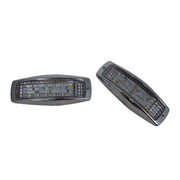 Хром-никел LED габарит бял,  с 12 диода, 24V