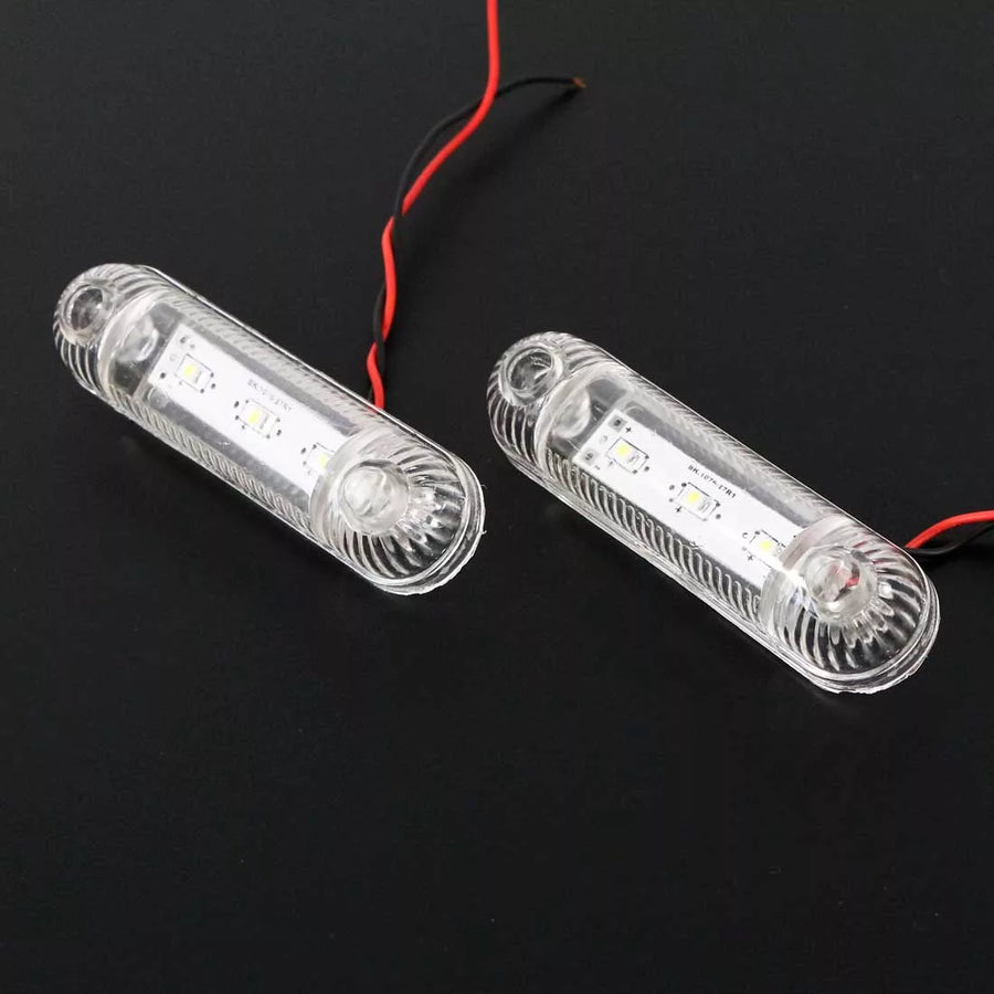 Диоден габарит, бял -12/24V, 7 LED