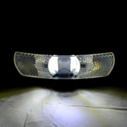 Бял LED габарит, 2 дъги с рефлектор, 12/24V