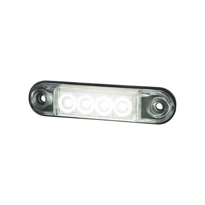 Mini LED бял габарит с 4 диода, 12/24V