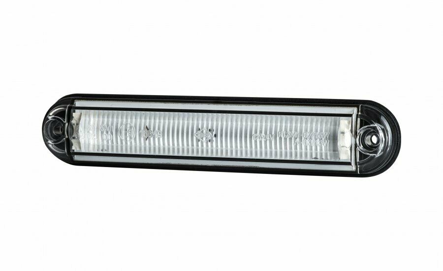 Оптичен LED габарит бял, 12/24v, Полша