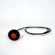 Жълт LED габарит, кръгъл Eagle Eye, 12/24V