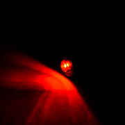 Червен LED габарит, кръгъл Eagle Eye, 12/24V