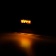 Mini LED габарит с 4 диода 12/24V, smoked - Оранжев