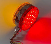 LED светлина, габарит за огледало(обици) с 48 диода, червено/жълто, 24V