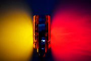 LED светлина, габарит за огледало(обици) с 48 диода, червено/жълто, 24V