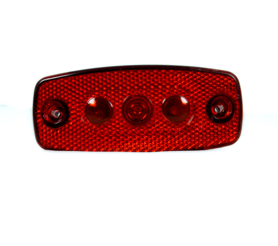 Червен LED габарит 12/24v, с 3 диода