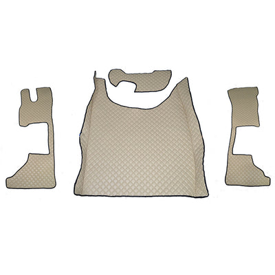 Бежови кожени стелки за DAF XG 2022+, от 4 части