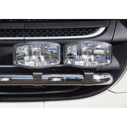 Комплект 2 Броя Халоген, Фар, 265mm X 161mm, 12V 24V, Крушка H7 + 6 LED ЛЕД Диода, За Камион, Трактор, Багер, Земеделски Машини и др.