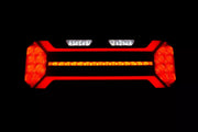 Десен LED NEON стоп, 35см, 5 функции DDI + ромб reflex. 12/24V