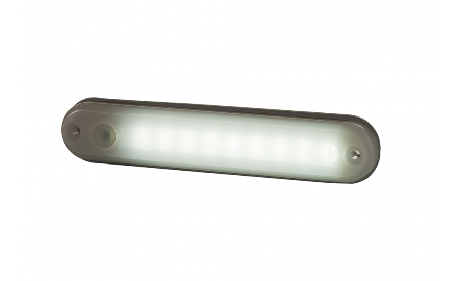 LED НЕОН плафон, къс, 12/24V, бял